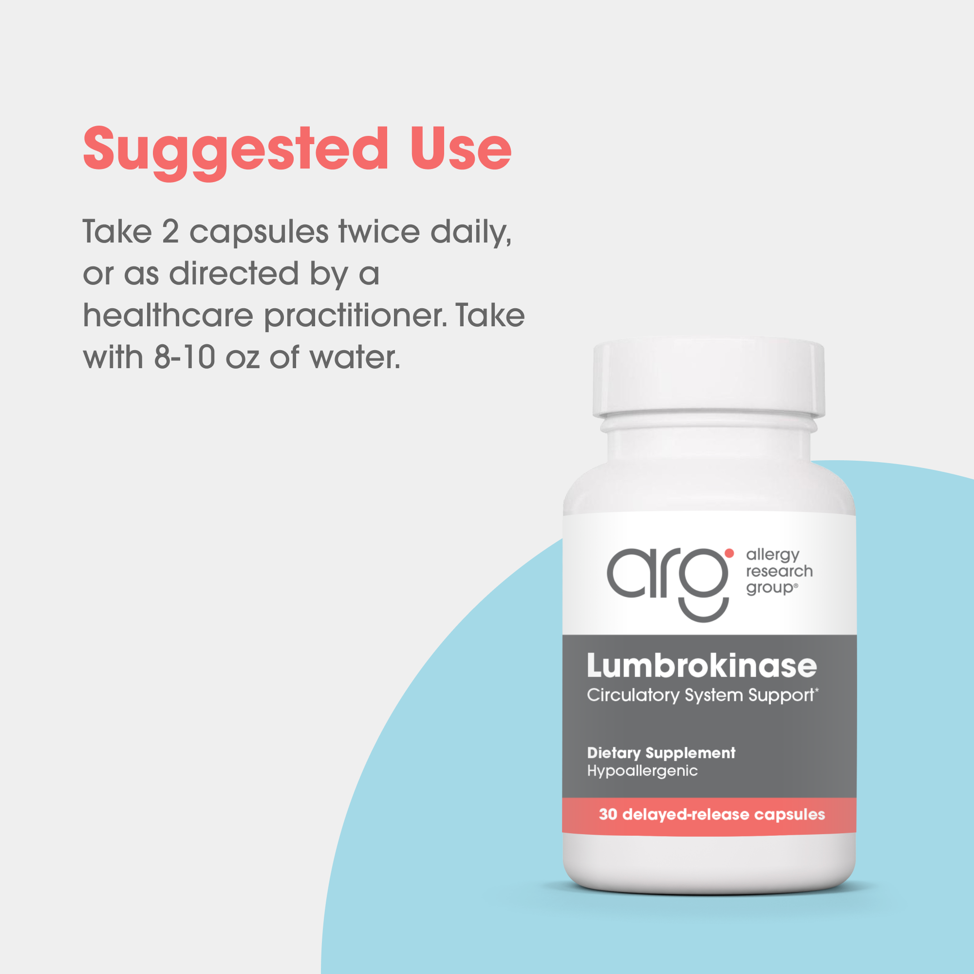 Lumbrokinase Circulatory System Support*