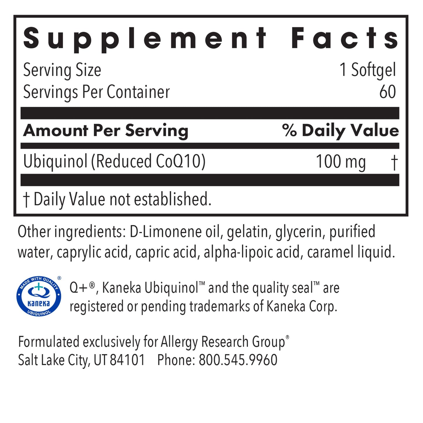 CoQH-CF® Ubiquinol