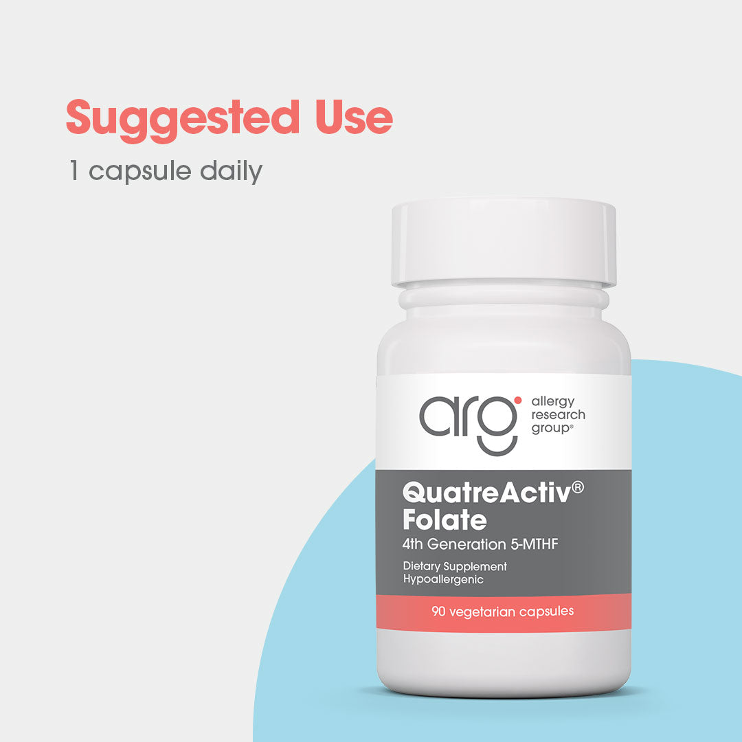 QuatreActiv® Folate - suggested use: 1 capsule daily