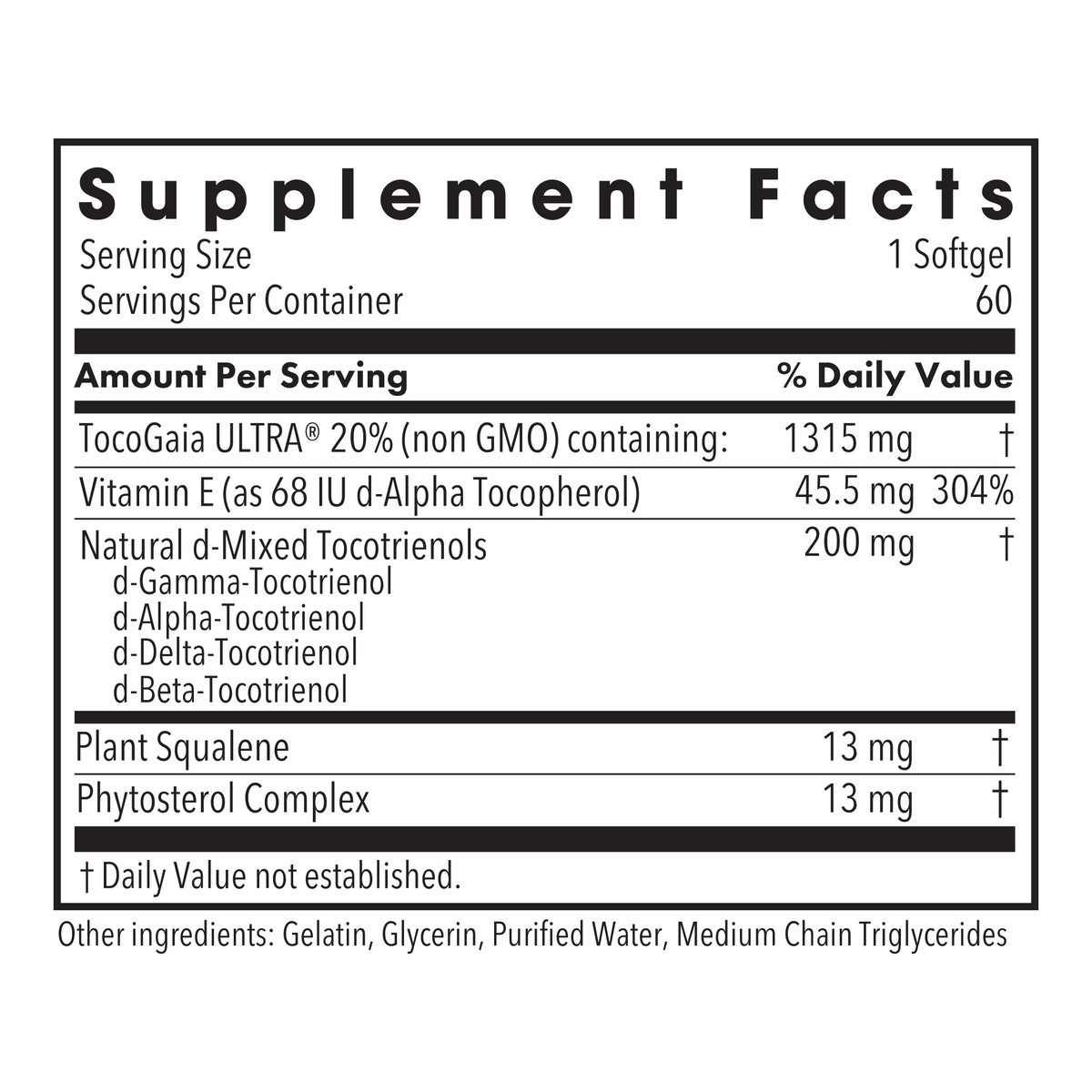 Tocomin SupraBio® Tocotrienols 200 mg