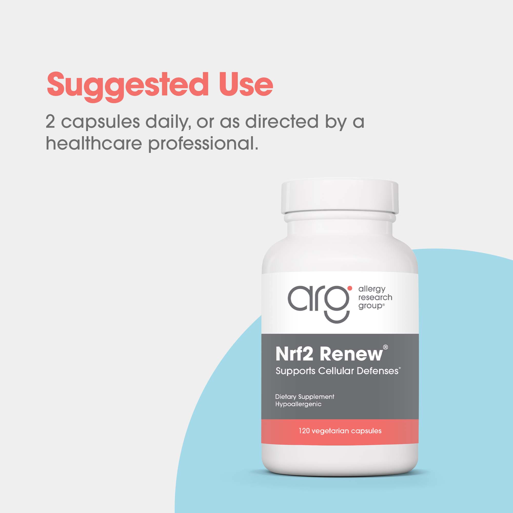 Nrf2 Renew® - suggested use: 2 capsules daily