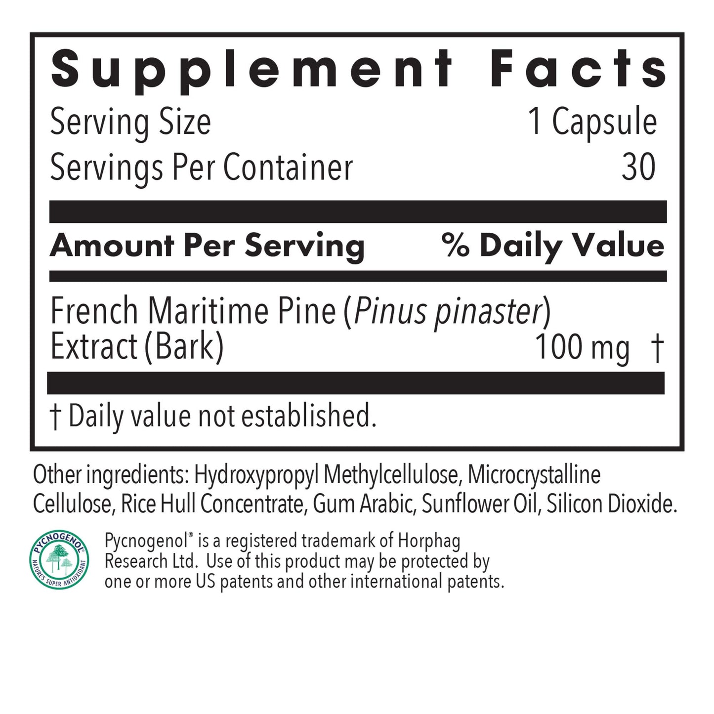 Pycnogenol® 100