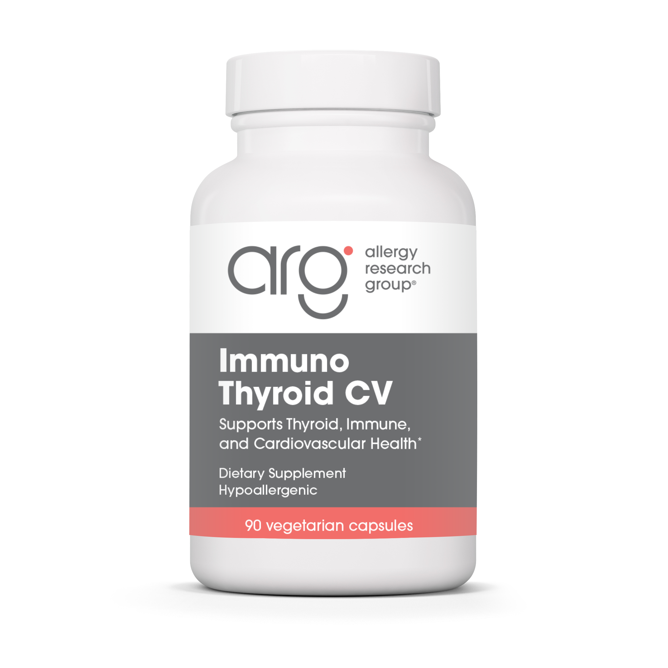 Allergy Research Group Immuno Thyroid CV - 90 vegetarian capsules bottle front label