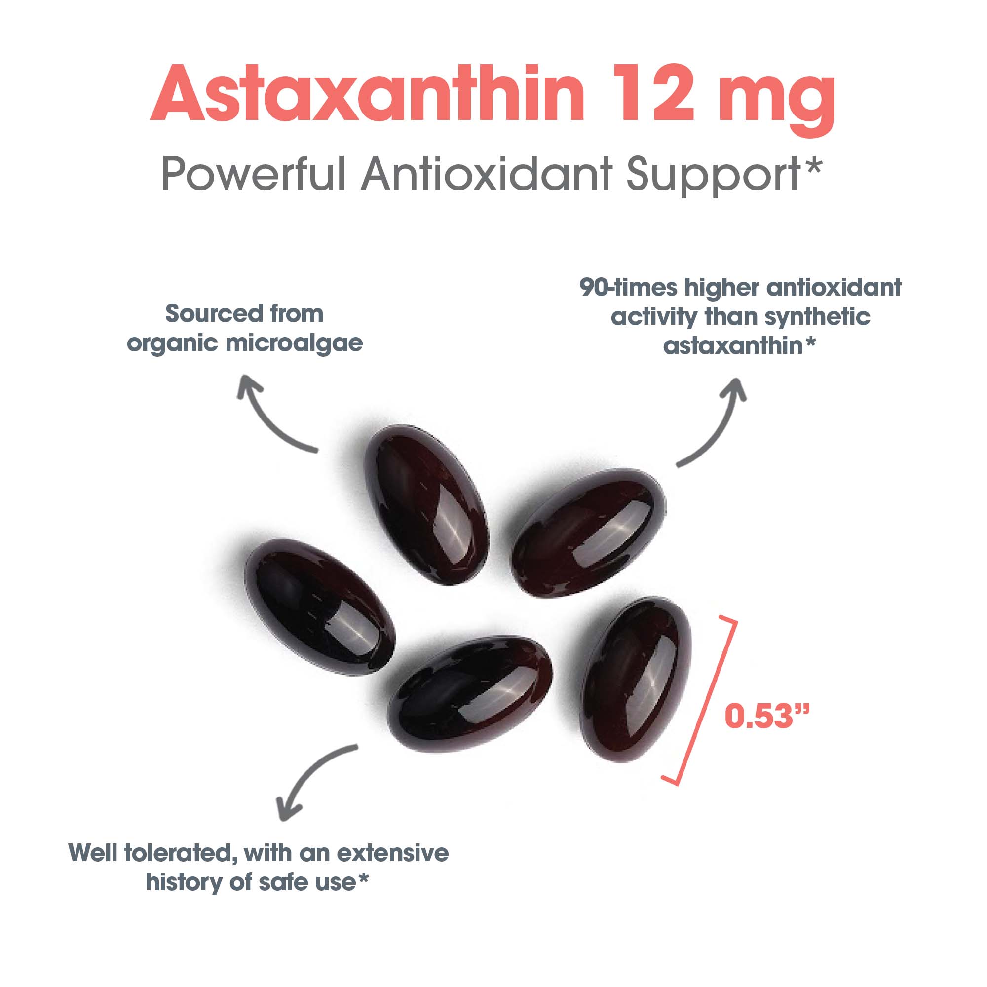 Astaxanthin 12 mg