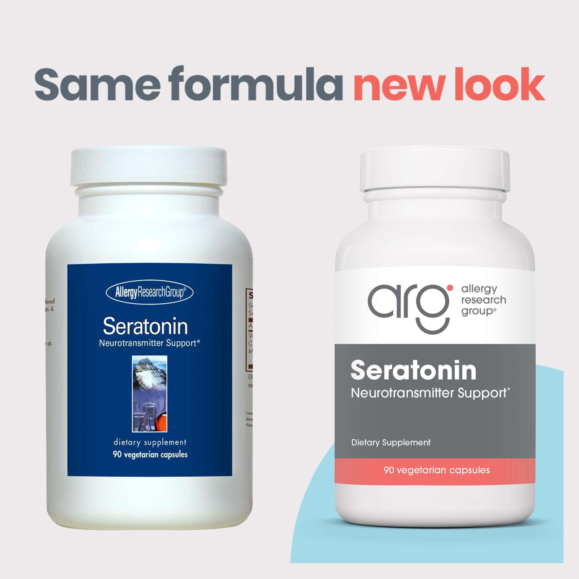 Seratonin - new look vs original bottle