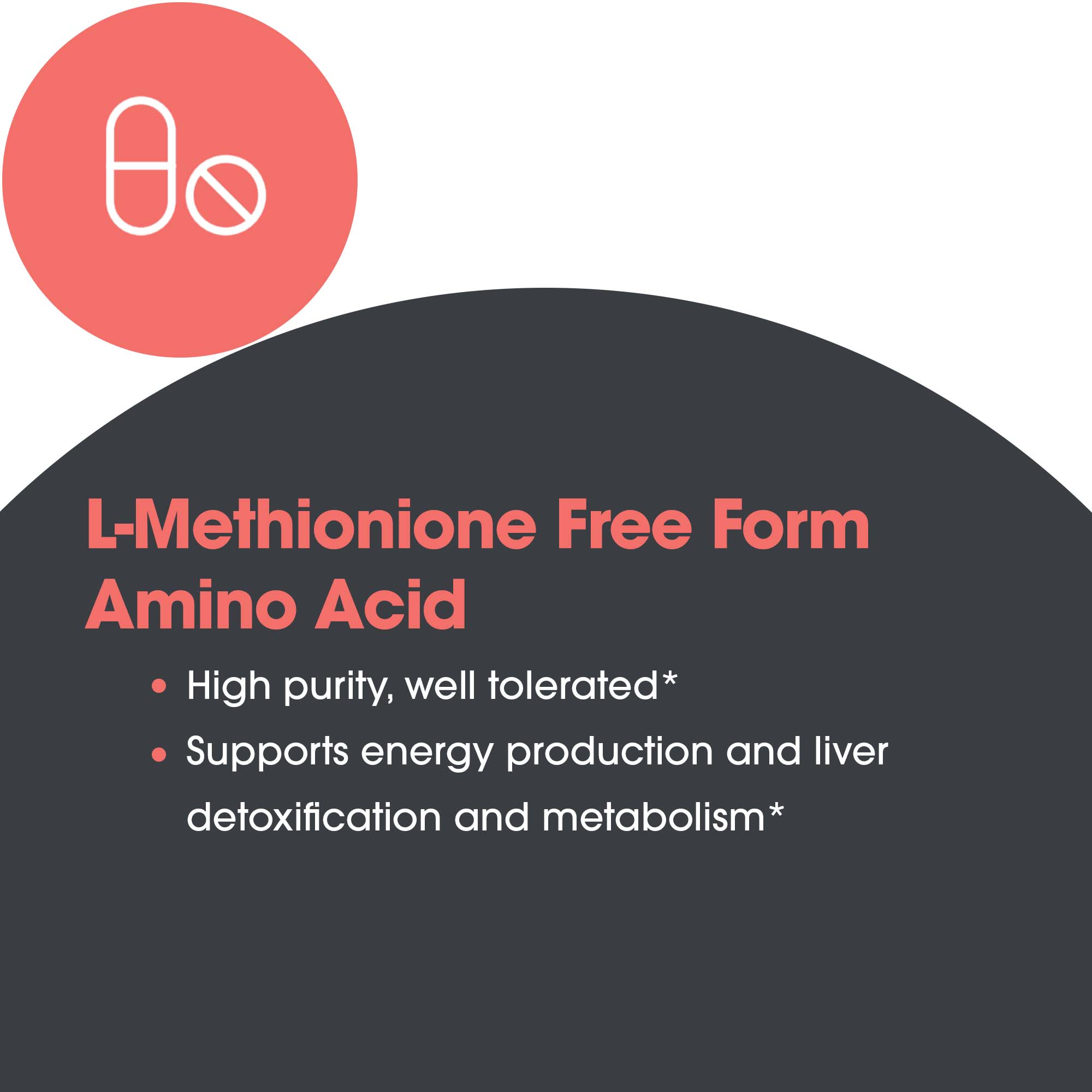 L-Methionine 500 mg - ingredient benefits overview