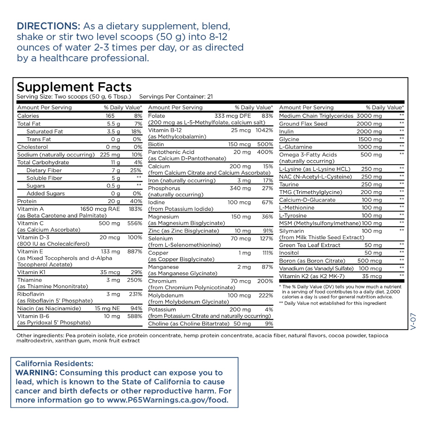 Metabolic Maintenance® Metabolic Detox® Complete Chocolate